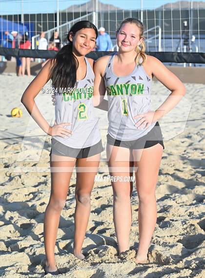 Thumbnail 2 in Canyon del Oro vs. Saguaro (AIA DII Pairs Semifinal) photogallery.