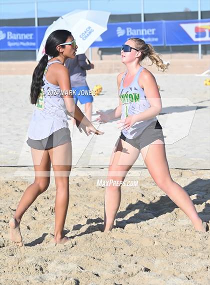 Thumbnail 3 in Canyon del Oro vs. Saguaro (AIA DII Pairs Semifinal) photogallery.