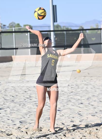 Thumbnail 3 in Canyon del Oro vs. Saguaro (AIA DII Pairs Semifinal) photogallery.