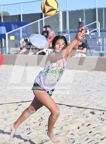 Thumbnail 1 in Canyon del Oro vs. Saguaro (AIA DII Pairs Semifinal) photogallery.