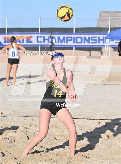 Thumbnail 1 in Canyon del Oro vs. Saguaro (AIA DII Pairs Semifinal) photogallery.