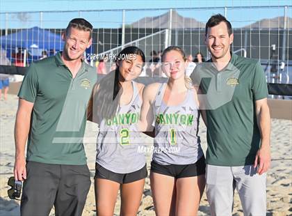 Thumbnail 2 in Canyon del Oro vs. Saguaro (AIA DII Pairs Semifinal) photogallery.
