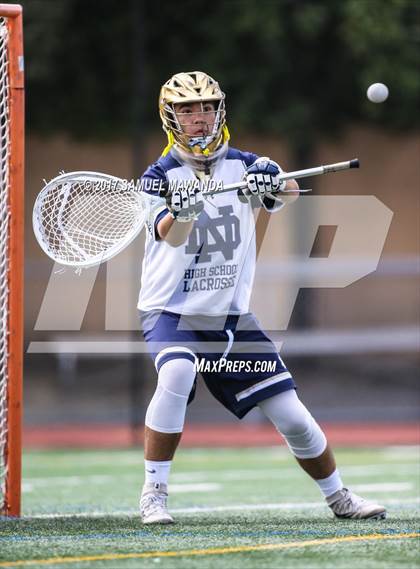 Thumbnail 2 in Crespi vs  Notre Dame (SO) photogallery.