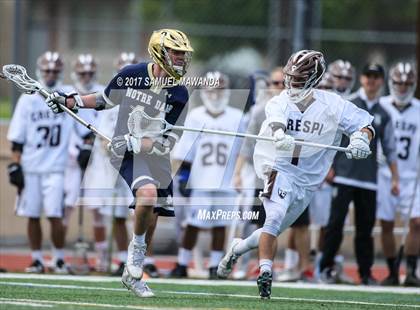 Thumbnail 1 in Crespi vs  Notre Dame (SO) photogallery.