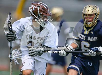 Thumbnail 2 in Crespi vs  Notre Dame (SO) photogallery.