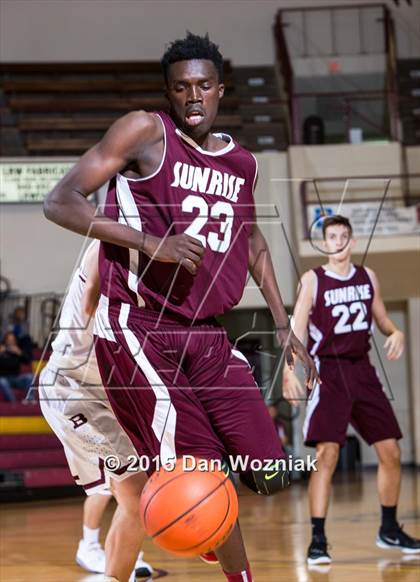 Thumbnail 3 in Sunrise Christian Academy vs. Bridgeport (Fantasy of Lights) photogallery.