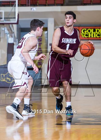 Thumbnail 1 in Sunrise Christian Academy vs. Bridgeport (Fantasy of Lights) photogallery.
