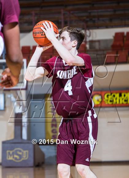 Thumbnail 1 in Sunrise Christian Academy vs. Bridgeport (Fantasy of Lights) photogallery.
