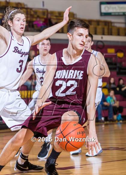 Thumbnail 2 in Sunrise Christian Academy vs. Bridgeport (Fantasy of Lights) photogallery.