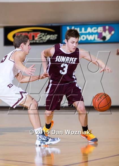 Thumbnail 1 in Sunrise Christian Academy vs. Bridgeport (Fantasy of Lights) photogallery.