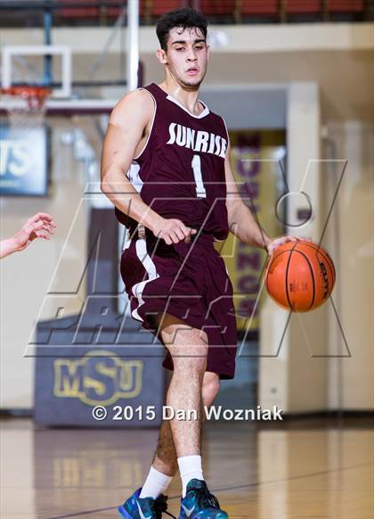 Thumbnail 2 in Sunrise Christian Academy vs. Bridgeport (Fantasy of Lights) photogallery.