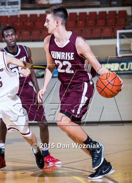 Thumbnail 1 in Sunrise Christian Academy vs. Bridgeport (Fantasy of Lights) photogallery.