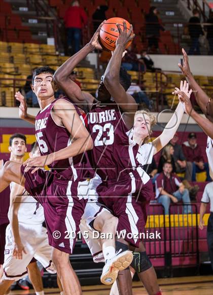 Thumbnail 1 in Sunrise Christian Academy vs. Bridgeport (Fantasy of Lights) photogallery.