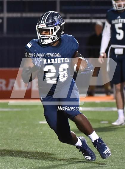 Thumbnail 3 in Eastside Catholic vs. Marietta (GEICO State Champions Bowl Series) photogallery.