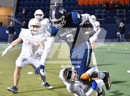 Thumbnail 1 in Eastside Catholic vs. Marietta (GEICO State Champions Bowl Series) photogallery.