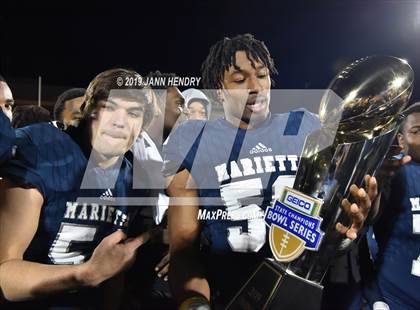 Thumbnail 3 in Eastside Catholic vs. Marietta (GEICO State Champions Bowl Series) photogallery.