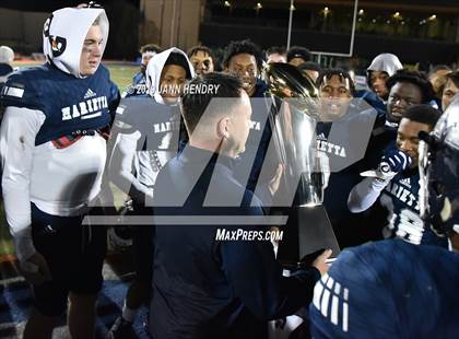 Thumbnail 2 in Eastside Catholic vs. Marietta (GEICO State Champions Bowl Series) photogallery.
