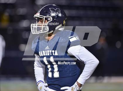 Thumbnail 1 in Eastside Catholic vs. Marietta (GEICO State Champions Bowl Series) photogallery.