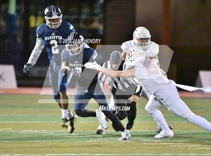 Thumbnail 2 in Eastside Catholic vs. Marietta (GEICO State Champions Bowl Series) photogallery.