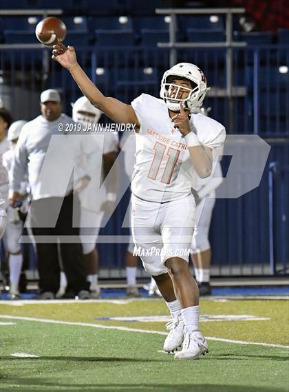 Thumbnail 2 in Eastside Catholic vs. Marietta (GEICO State Champions Bowl Series) photogallery.