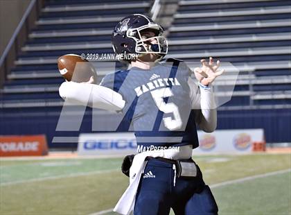 Thumbnail 1 in Eastside Catholic vs. Marietta (GEICO State Champions Bowl Series) photogallery.