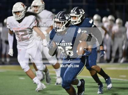 Thumbnail 2 in Eastside Catholic vs. Marietta (GEICO State Champions Bowl Series) photogallery.