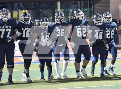 Thumbnail 3 in Eastside Catholic vs. Marietta (GEICO State Champions Bowl Series) photogallery.