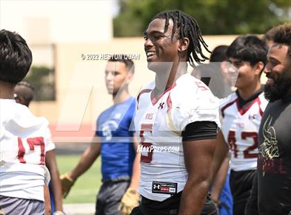 Thumbnail 1 in Downey vs. Charter Oak (Surf City Tournament) photogallery.