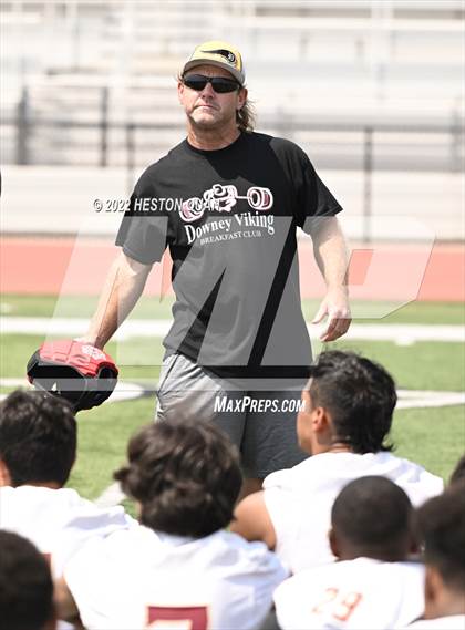Thumbnail 2 in Downey vs. Charter Oak (Surf City Tournament) photogallery.