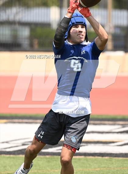 Thumbnail 3 in Downey vs. Charter Oak (Surf City Tournament) photogallery.