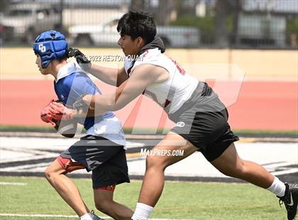 Thumbnail 2 in Downey vs. Charter Oak (Surf City Tournament) photogallery.