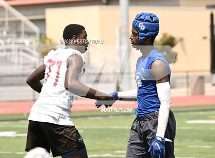 Thumbnail 2 in Downey vs. Charter Oak (Surf City Tournament) photogallery.