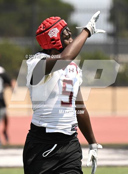 Thumbnail 2 in Downey vs. Charter Oak (Surf City Tournament) photogallery.