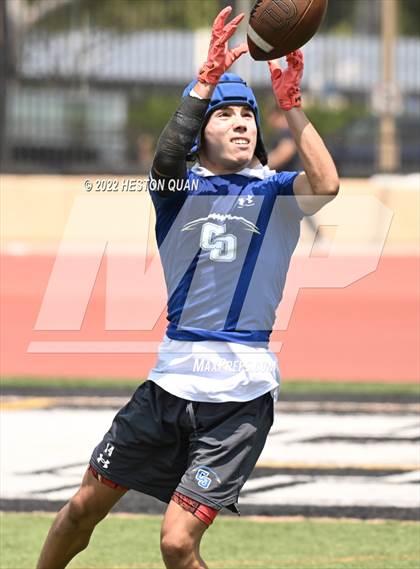 Thumbnail 1 in Downey vs. Charter Oak (Surf City Tournament) photogallery.