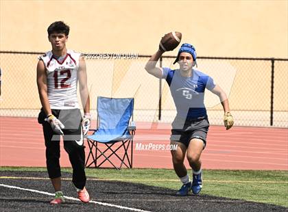 Thumbnail 3 in Downey vs. Charter Oak (Surf City Tournament) photogallery.