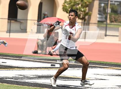 Thumbnail 2 in Downey vs. Charter Oak (Surf City Tournament) photogallery.