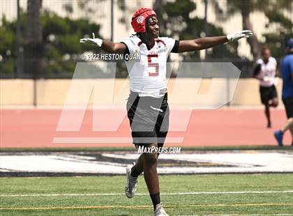 Thumbnail 2 in Downey vs. Charter Oak (Surf City Tournament) photogallery.