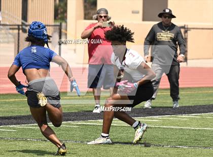 Thumbnail 2 in Downey vs. Charter Oak (Surf City Tournament) photogallery.
