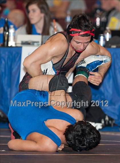 Thumbnail 3 in CIF State Wrestling Championships (Day 1 - Round 4) photogallery.