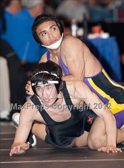 Thumbnail 3 in CIF State Wrestling Championships (Day 1 - Round 4) photogallery.