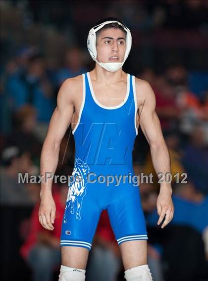 Thumbnail 1 in CIF State Wrestling Championships (Day 1 - Round 4) photogallery.