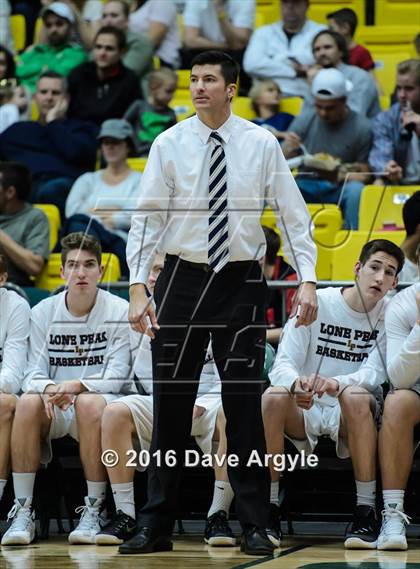 Thumbnail 3 in Lone Peak vs. Mountain Crest (5A Tournament) photogallery.