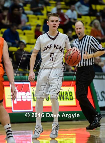 Thumbnail 2 in Lone Peak vs. Mountain Crest (5A Tournament) photogallery.