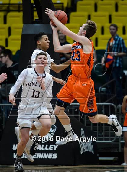 Thumbnail 3 in Lone Peak vs. Mountain Crest (5A Tournament) photogallery.