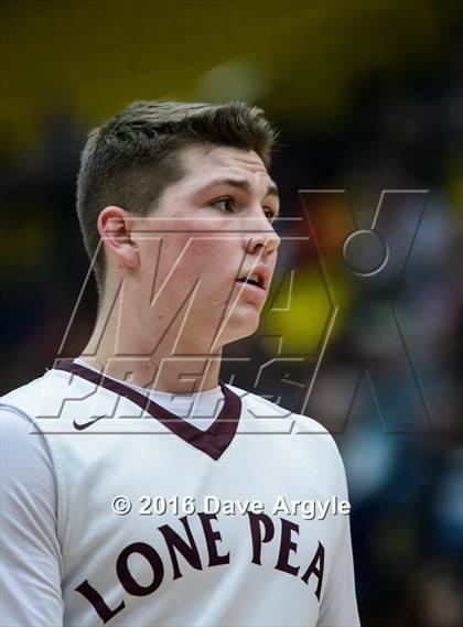 Thumbnail 3 in Lone Peak vs. Mountain Crest (5A Tournament) photogallery.