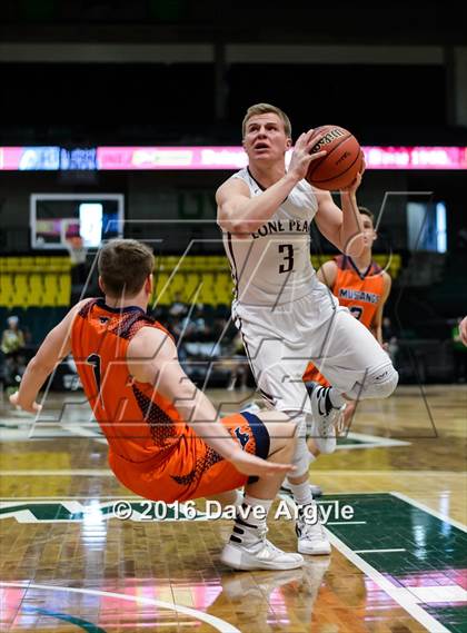Thumbnail 3 in Lone Peak vs. Mountain Crest (5A Tournament) photogallery.