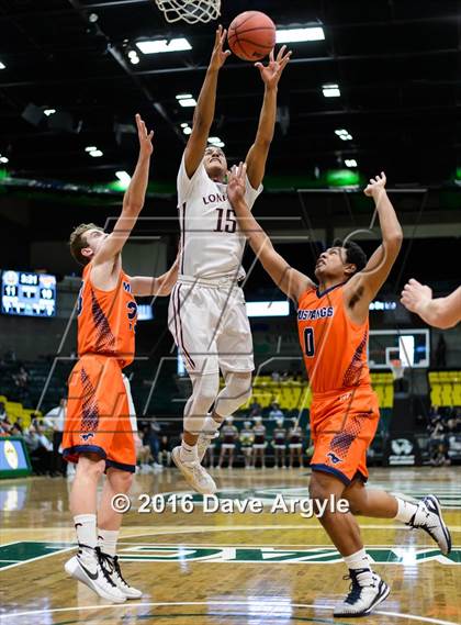 Thumbnail 2 in Lone Peak vs. Mountain Crest (5A Tournament) photogallery.
