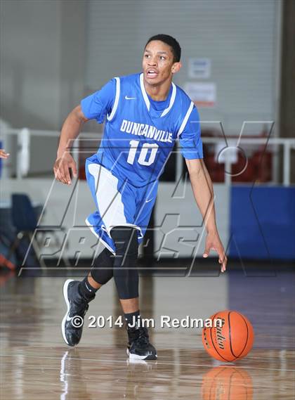 Thumbnail 3 in Duncanville vs. Lancaster (McDonald's Texas Invitational) photogallery.