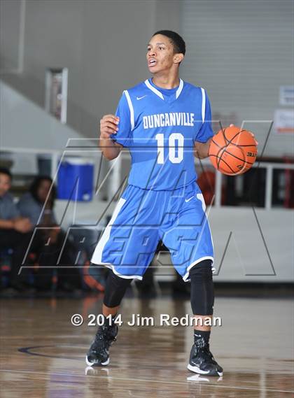 Thumbnail 1 in Duncanville vs. Lancaster (McDonald's Texas Invitational) photogallery.