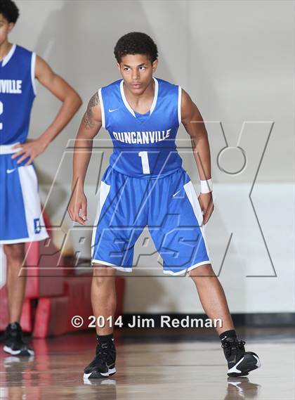 Thumbnail 1 in Duncanville vs. Lancaster (McDonald's Texas Invitational) photogallery.